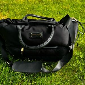 Black Designer Puffer Bag
